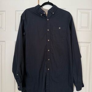 RedHead Men's Dark Blue Button-Down Shirt
